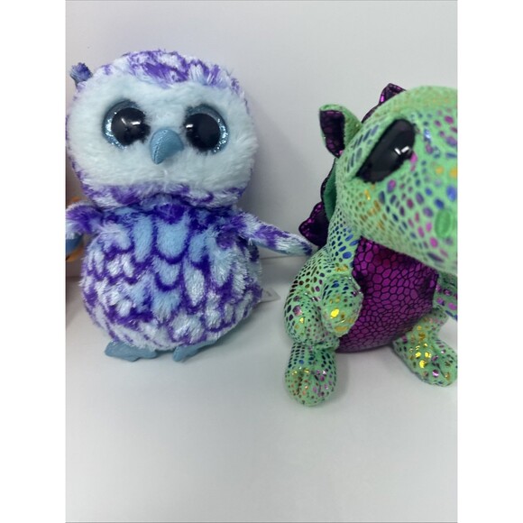 Ty Assorted Beanie Boos LOT OF 8 Mask Coconut Tracey Oscar Cinder Lollipop Ollie - Picture 16 of 16